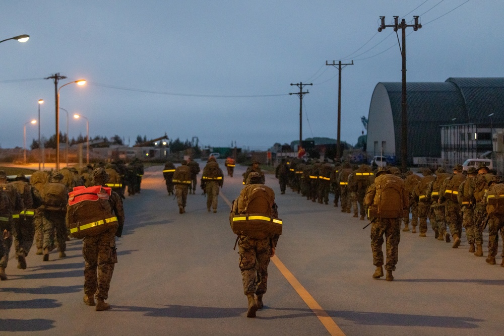 4th Marine Regiment conducts 5K Sustainment Hike