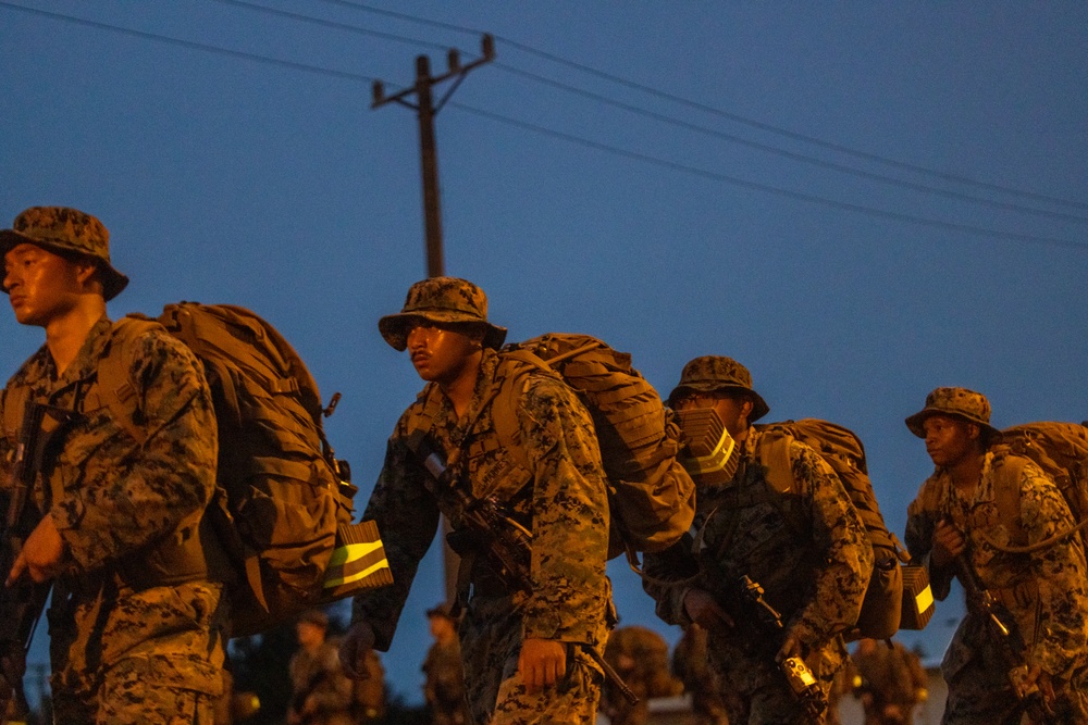4th Marine Regiment conducts 5K Sustainment Hike