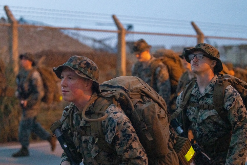 4th Marine Regiment conducts 5K Sustainment Hike