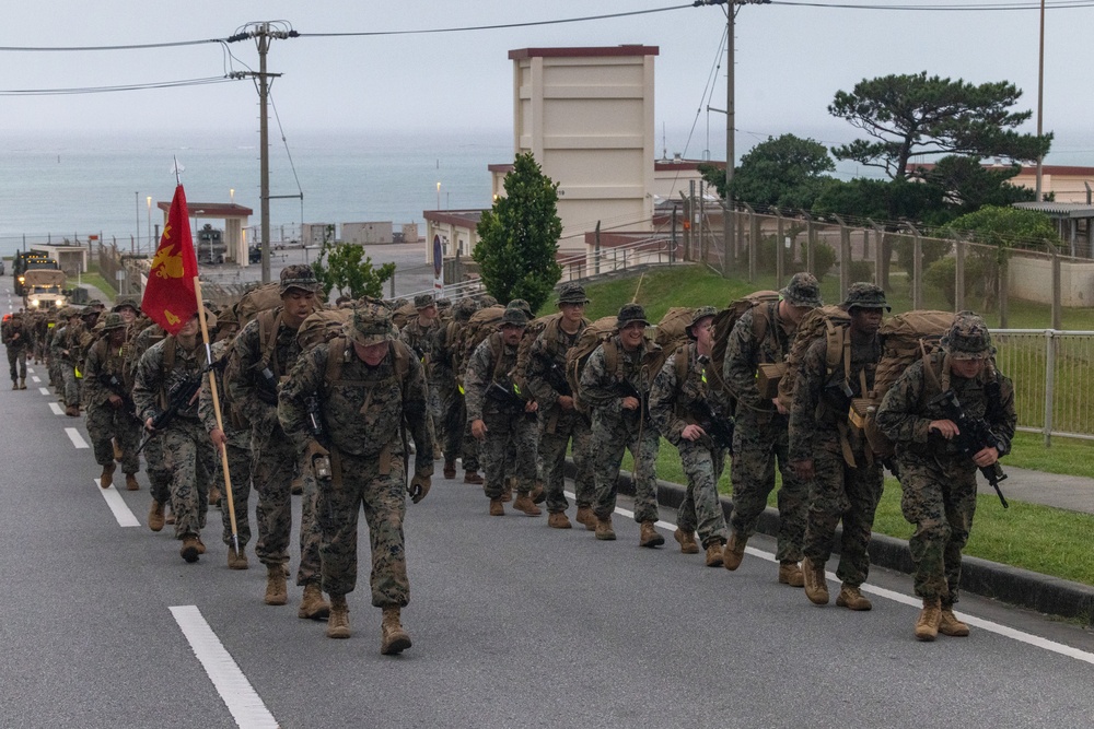 4th Marine Regiment conducts 5K Sustainment Hike
