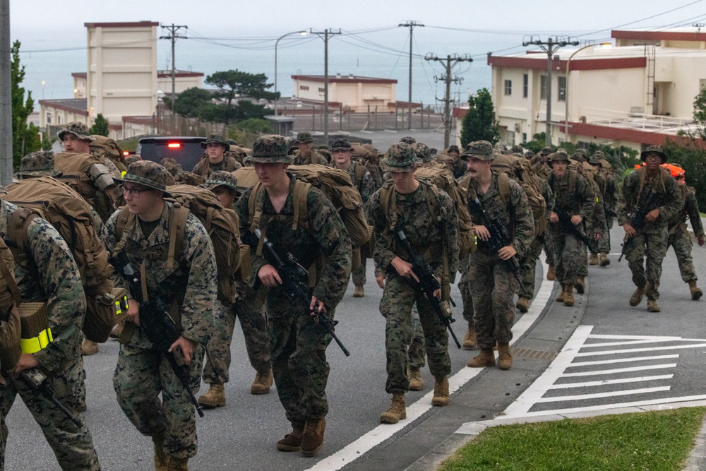 4th Marine Regiment conducts 5K Sustainment Hike