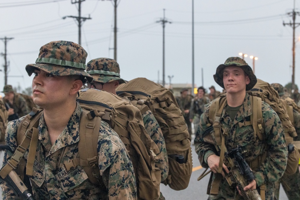 4th Marine Regiment conducts 5K Sustainment Hike