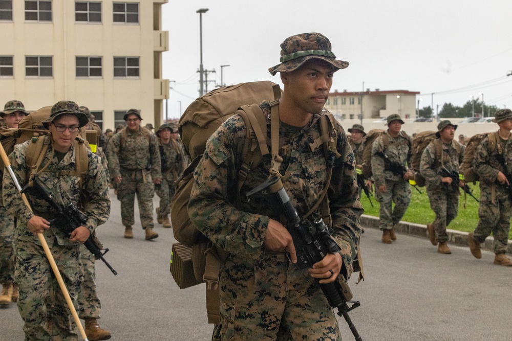 4th Marine Regiment conducts 5K Sustainment Hike