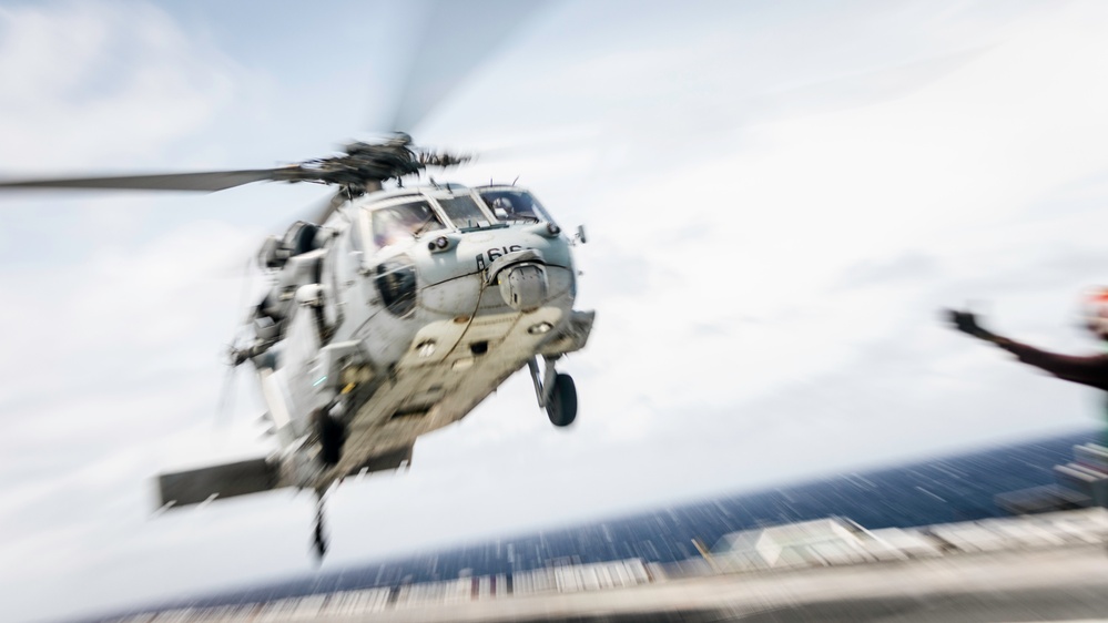 George Washington Conducts Flight Operations