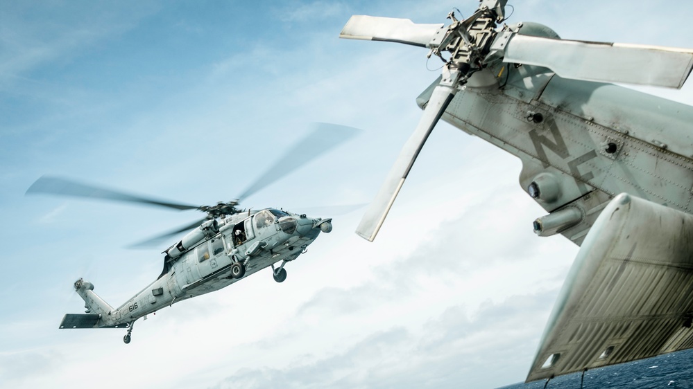 George Washington Conducts Flight Operations