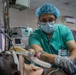 Respiratory technician takes care of patients in the ICU during African Lion 2025