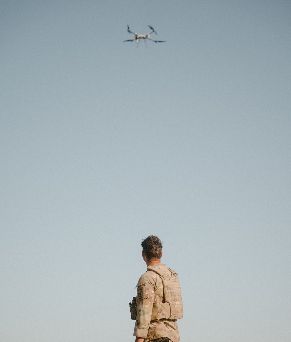 US combat engineers operate FPV drones in Tunisia