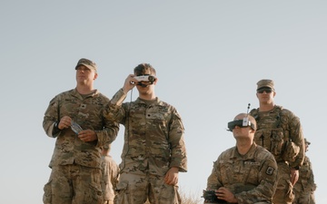 US combat engineers operate FPV drones in Tunisia