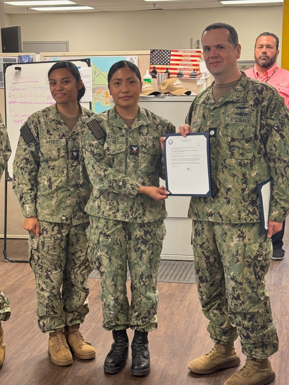 Petty Officer Rosales promoted
