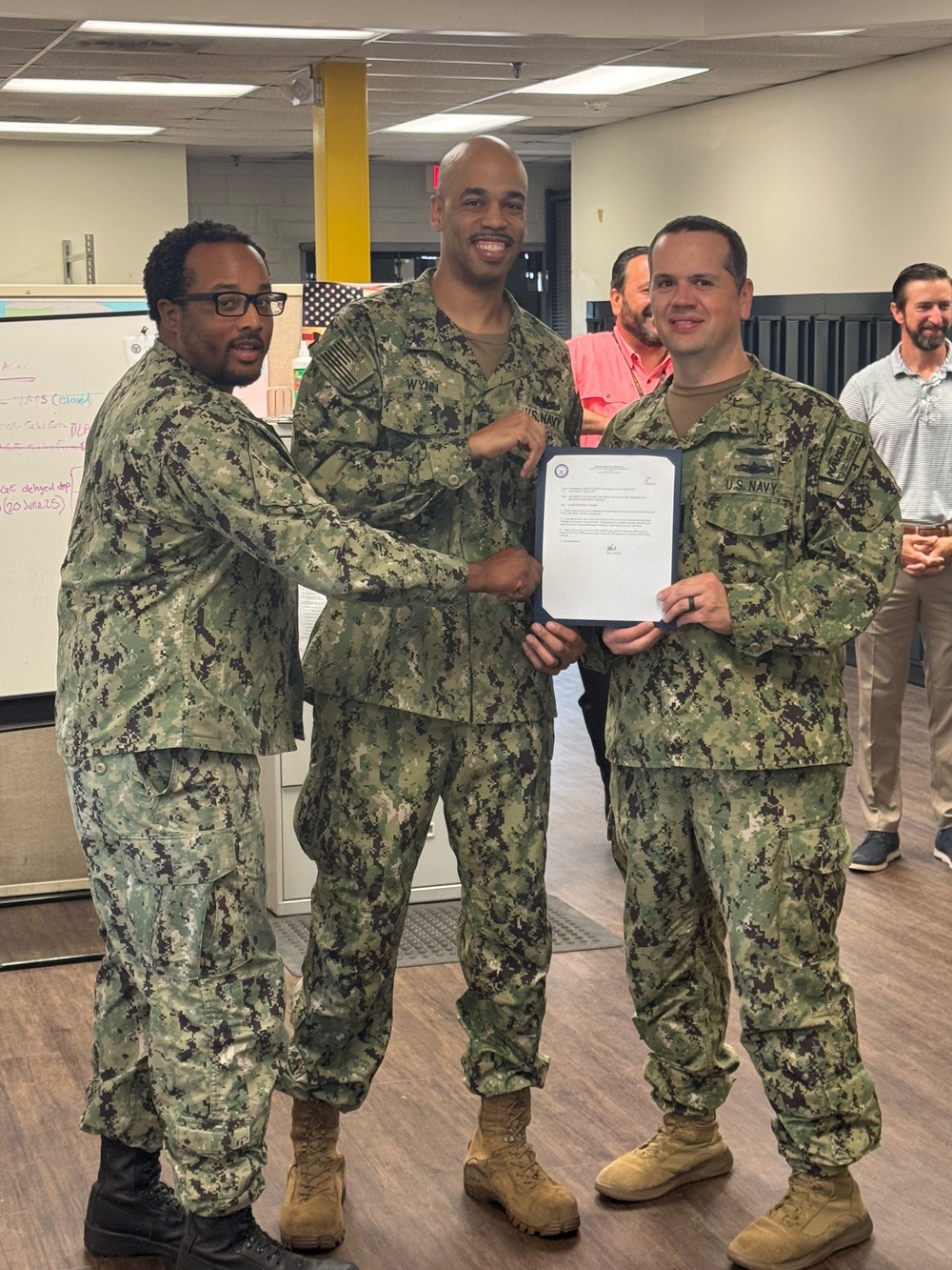 Petty Officer Wynn promoted