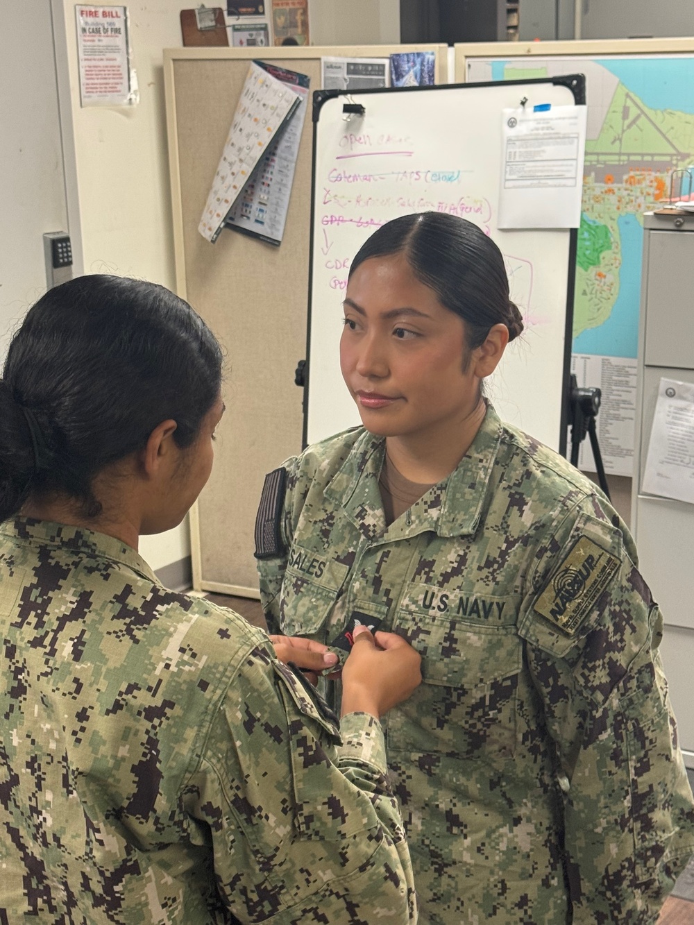 Petty Officer Rosales promoted