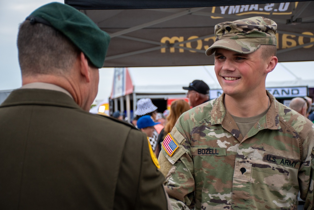 SMA, Indiana National Guard Join Preface Ceremonies for Indy 500