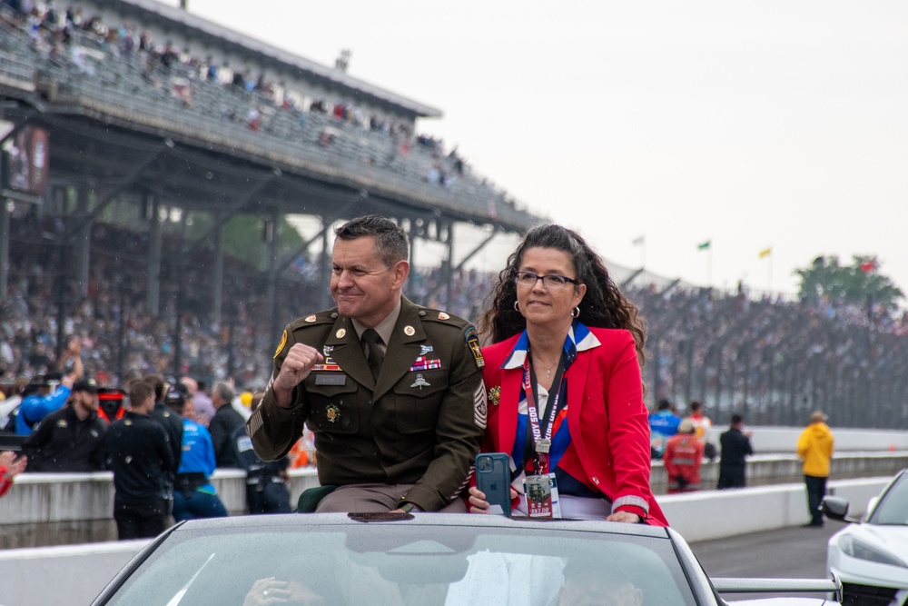 SMA, Indiana National Guard Join Preface Ceremonies for Indy 500