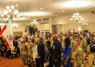 Army Reserve officer offers thought-provoking insight at memorial ceremony