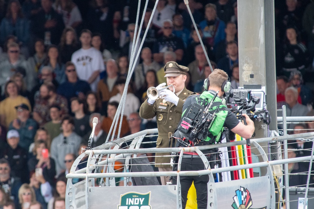 SMA, Indiana National Guard Join Preface Ceremonies for Indy 500