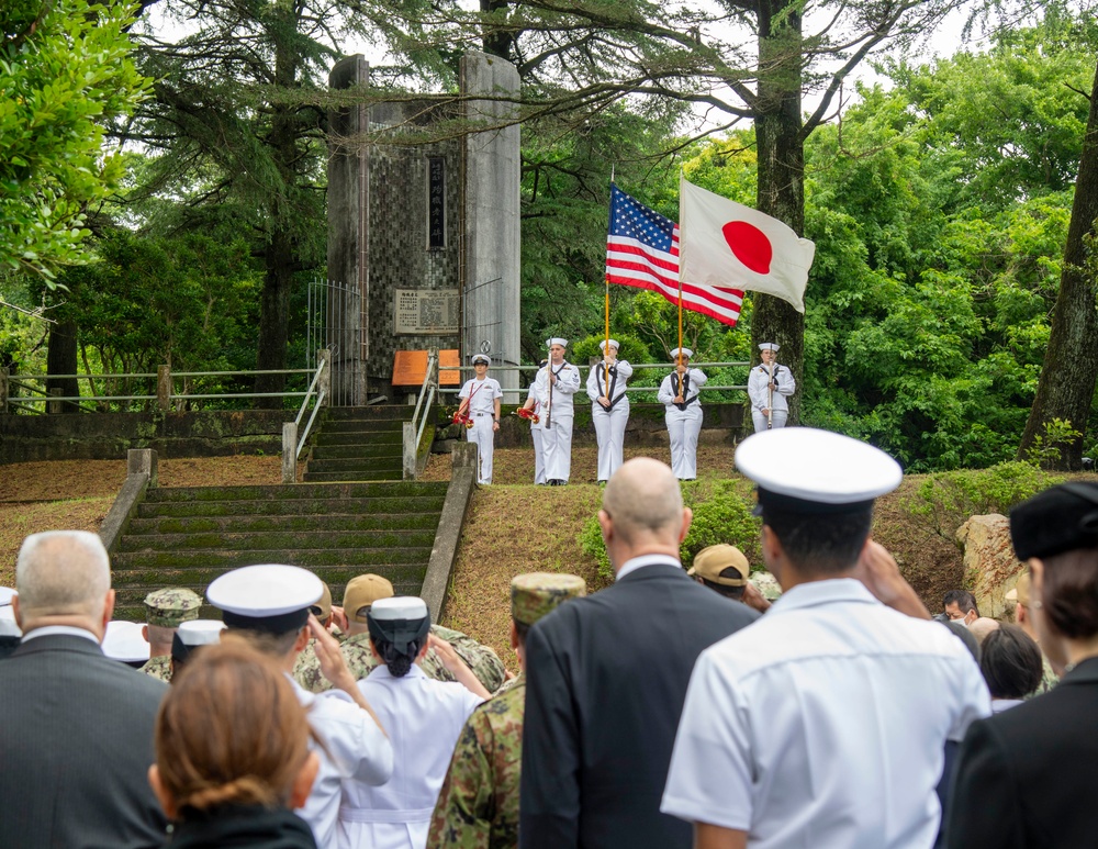 CFAS Sailors Attend Soto Dam Memorial Ceremony