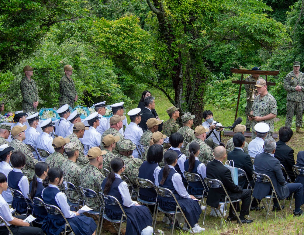 CFAS Sailors Attend Soto Dam Memorial Ceremony