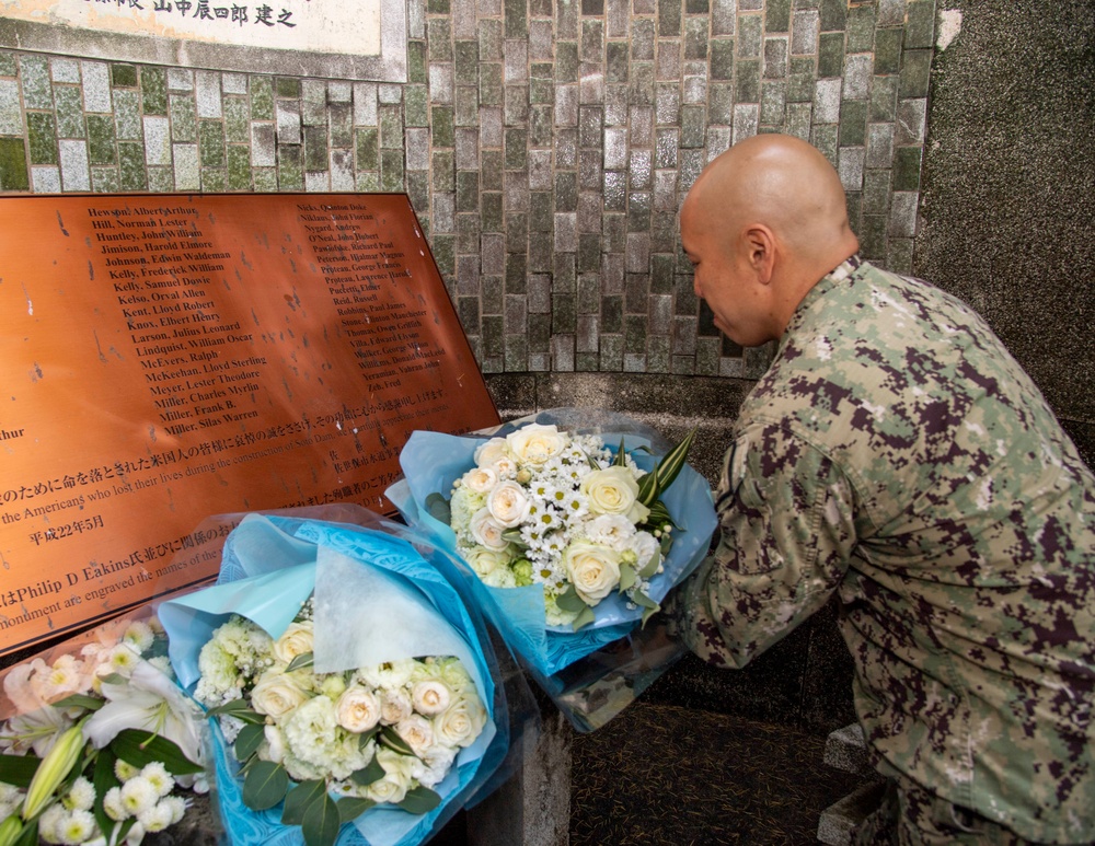 CFAS Sailors Attend Soto Dam Memorial Ceremony