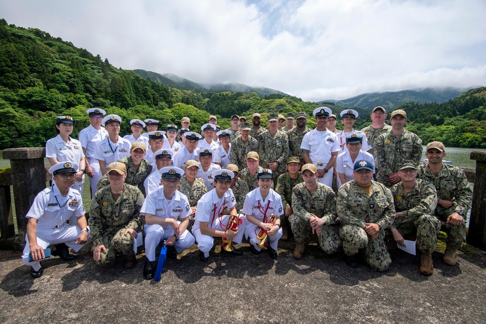 CFAS Sailors Attend Soto Dam Memorial Ceremony