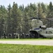 CH-47 Chinook crew helps Army Reserve competitors for Best Squad competition at Fort McCoy