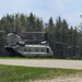 CH-47 Chinook crew helps Army Reserve competitors for Best Squad competition at Fort McCoy