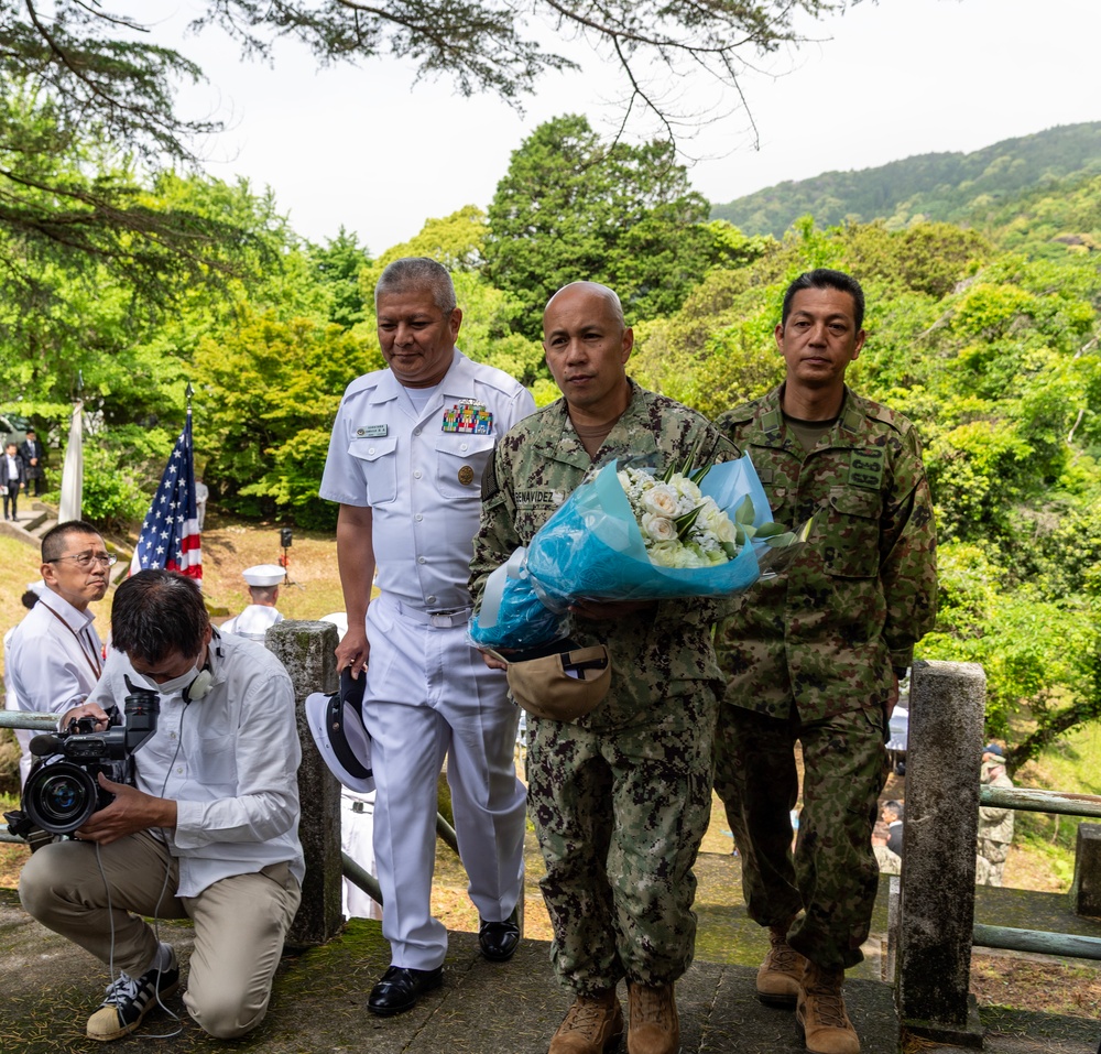 CFAS Sailors Attend Soto Dam Memorial Ceremony
