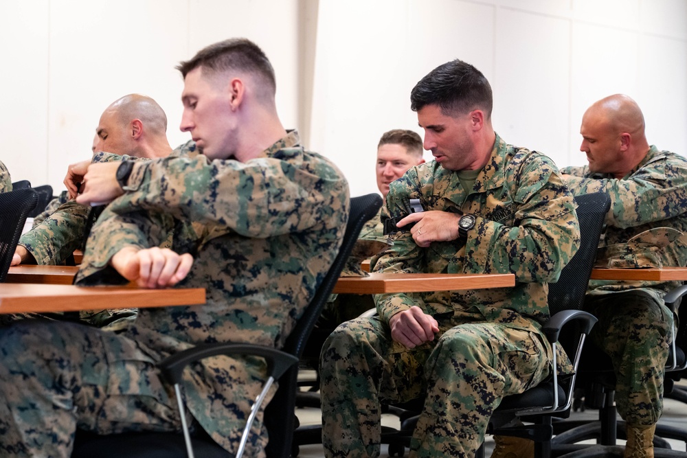 Marine Corps Advisor Company-A Participates in Tactical Combat Casualty Care Training