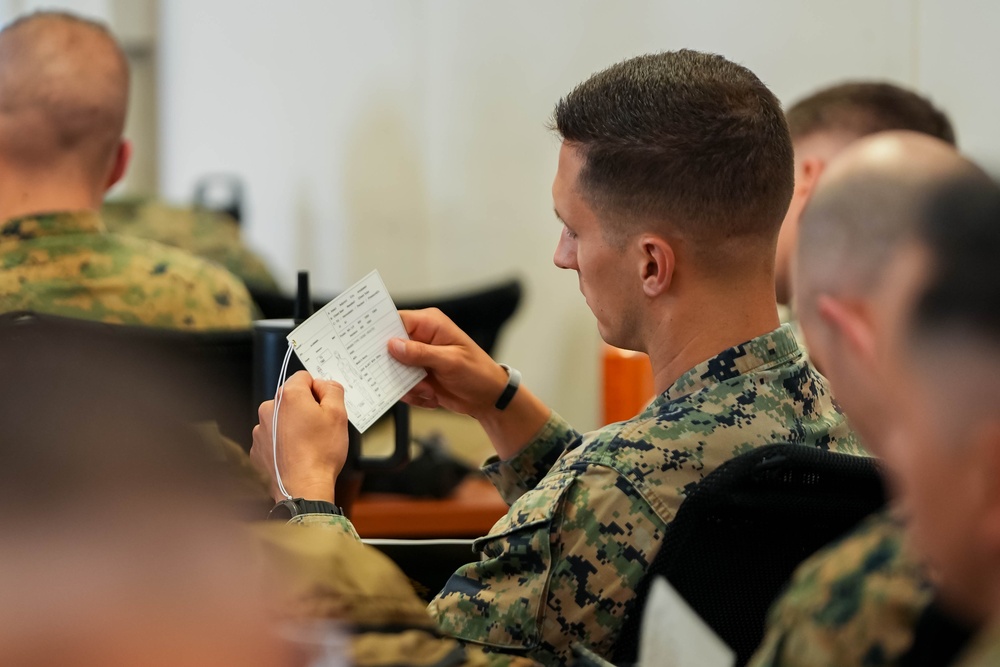 Marine Corps Advisor Company-A Participates in Tactical Combat Casualty Care Training