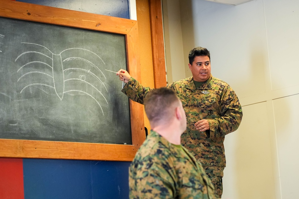 Marine Corps Advisor Company-A Participates in Tactical Combat Casualty Care Training
