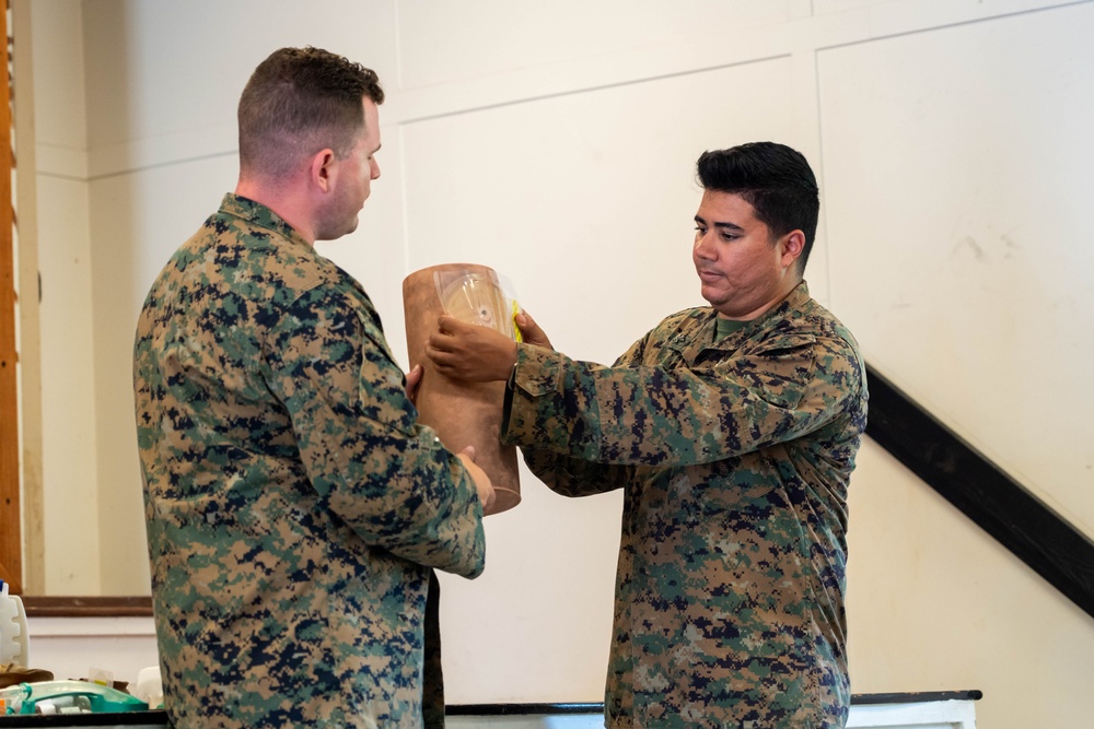 Marine Corps Advisor Company-A Participates in Tactical Combat Casualty Care Training