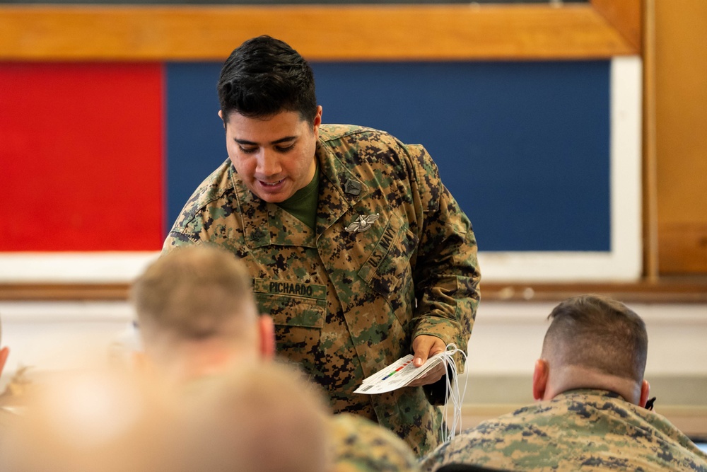 Marine Corps Advisor Company-A Participates in Tactical Combat Casualty Care Training