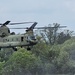 CH-47 Chinook crew helps Army Reserve competitors for Best Squad competition at Fort McCoy