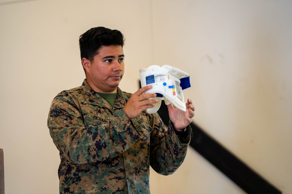 Marine Corps Advisor Company-A Participates in Tactical Combat Casualty Care Training