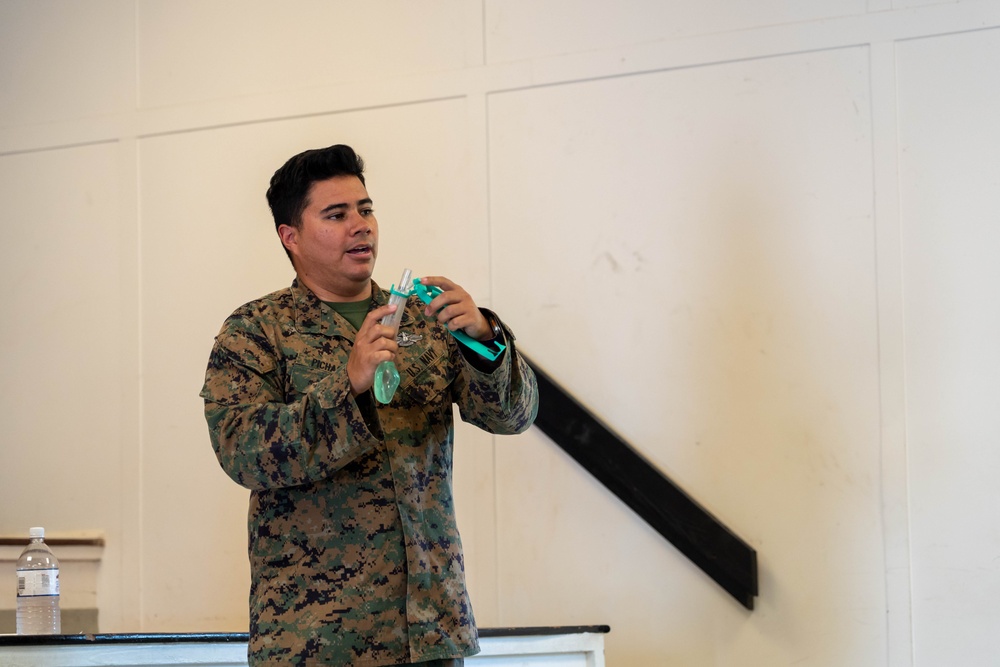 Marine Corps Advisor Company-A Participates in Tactical Combat Casualty Care Training