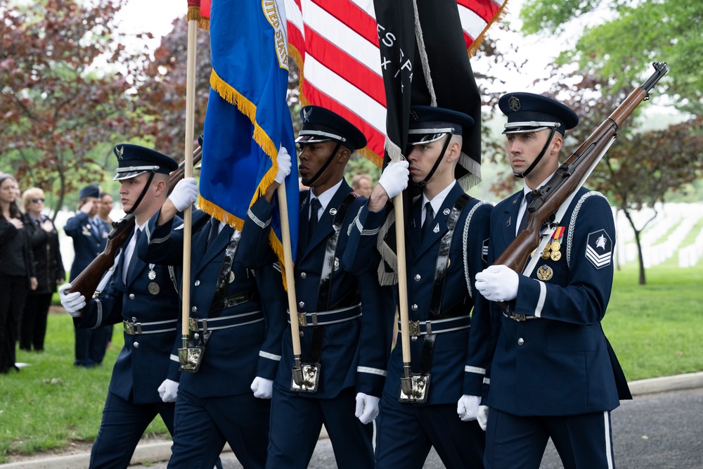 Full Military Funeral Honors with Escort are Conducted for U.S. Air Force Brig. Gen. Mark Baird in Section 55