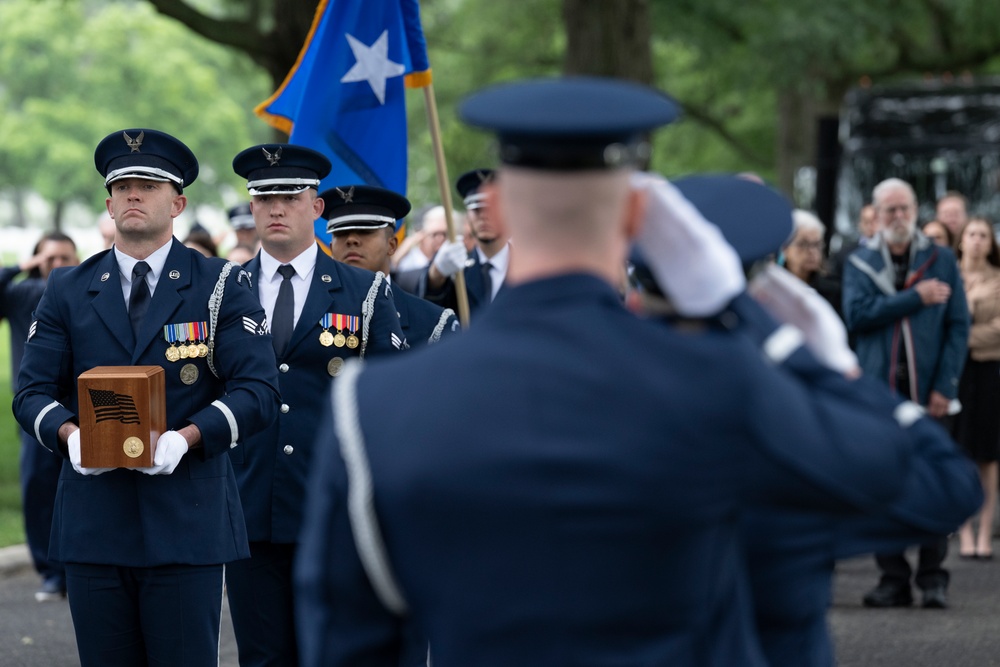 Full Military Funeral Honors with Escort are Conducted for U.S. Air Force Brig. Gen. Mark Baird in Section 55