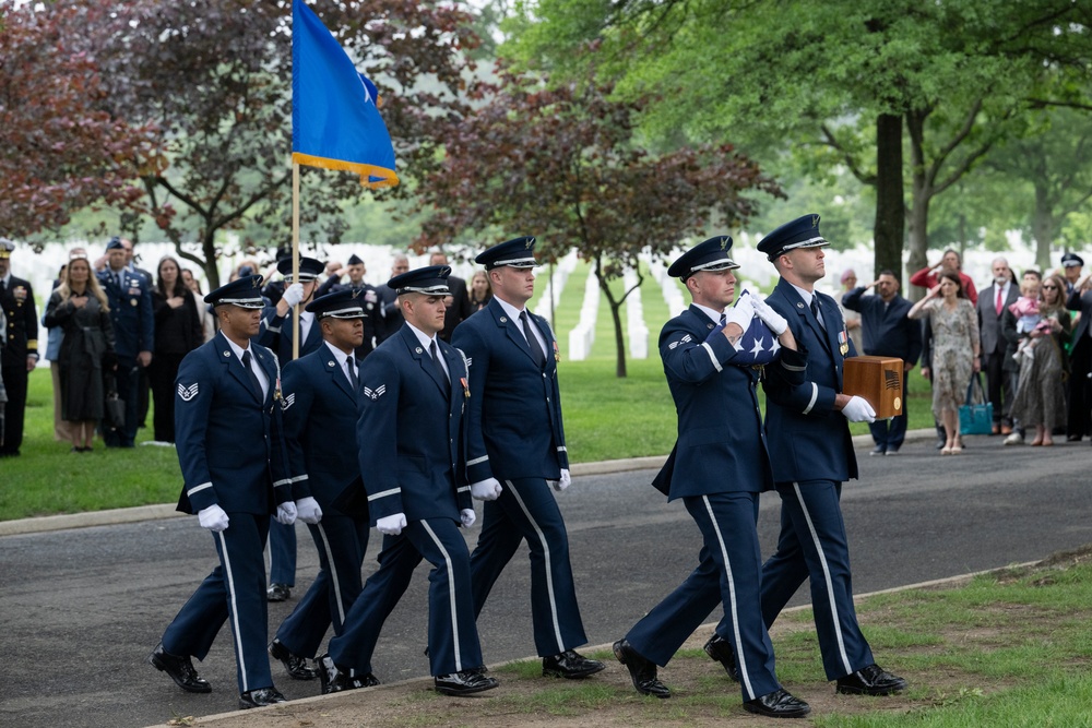 Full Military Funeral Honors with Escort are Conducted for U.S. Air Force Brig. Gen. Mark Baird in Section 55