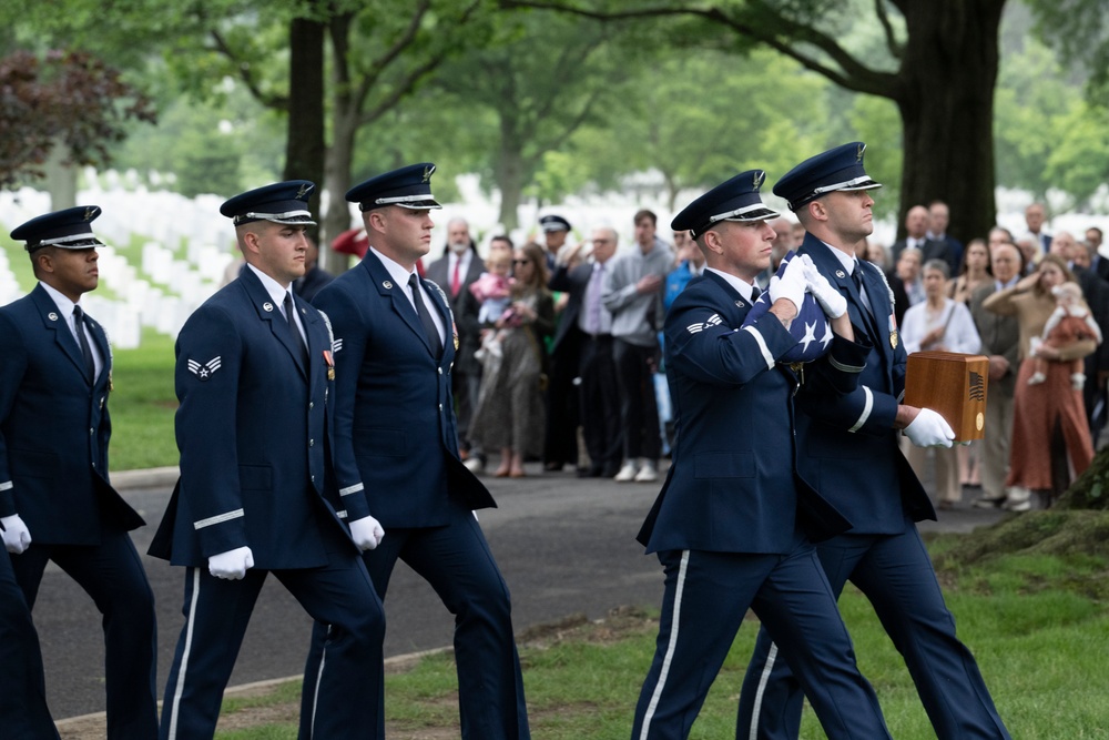 Full Military Funeral Honors with Escort are Conducted for U.S. Air Force Brig. Gen. Mark Baird in Section 55