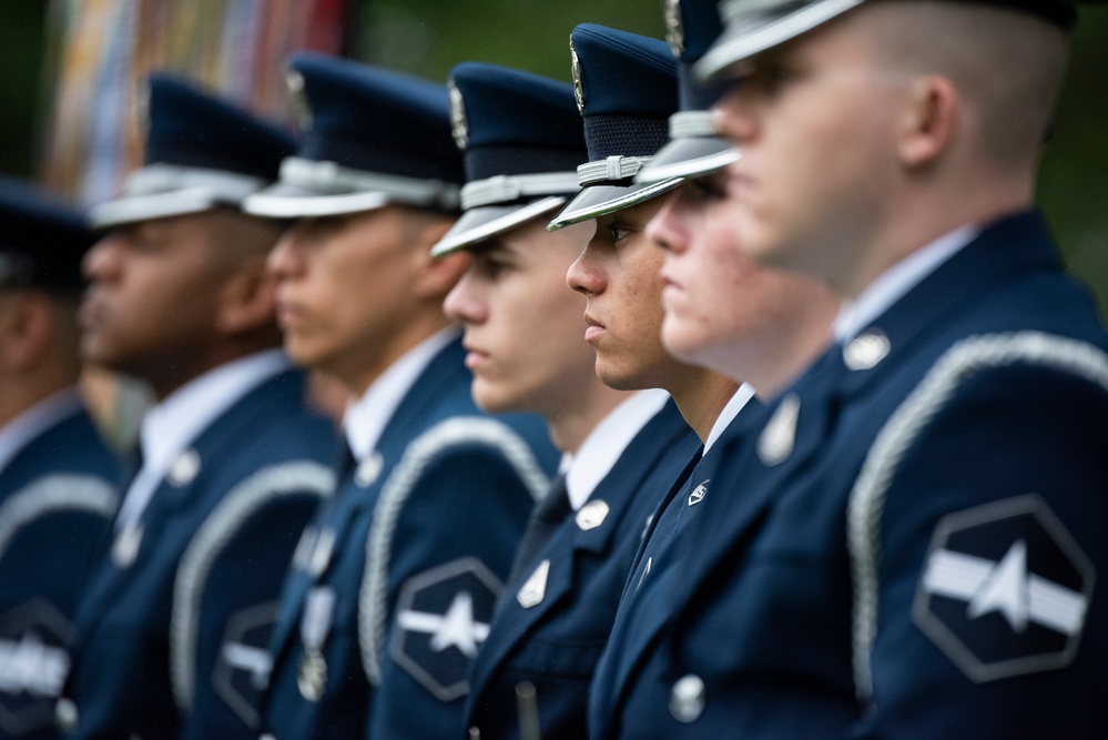 Full Military Funeral Honors with Escort are Conducted for U.S. Air Force Brig. Gen. Mark Baird in Section 55