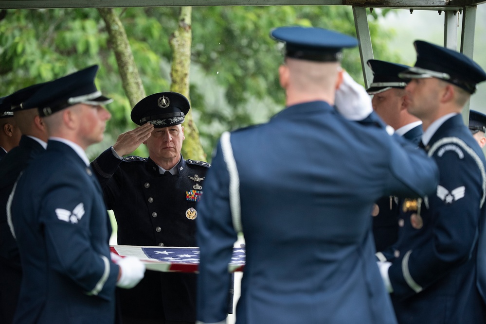 Full Military Funeral Honors with Escort are Conducted for U.S. Air Force Brig. Gen. Mark Baird in Section 55