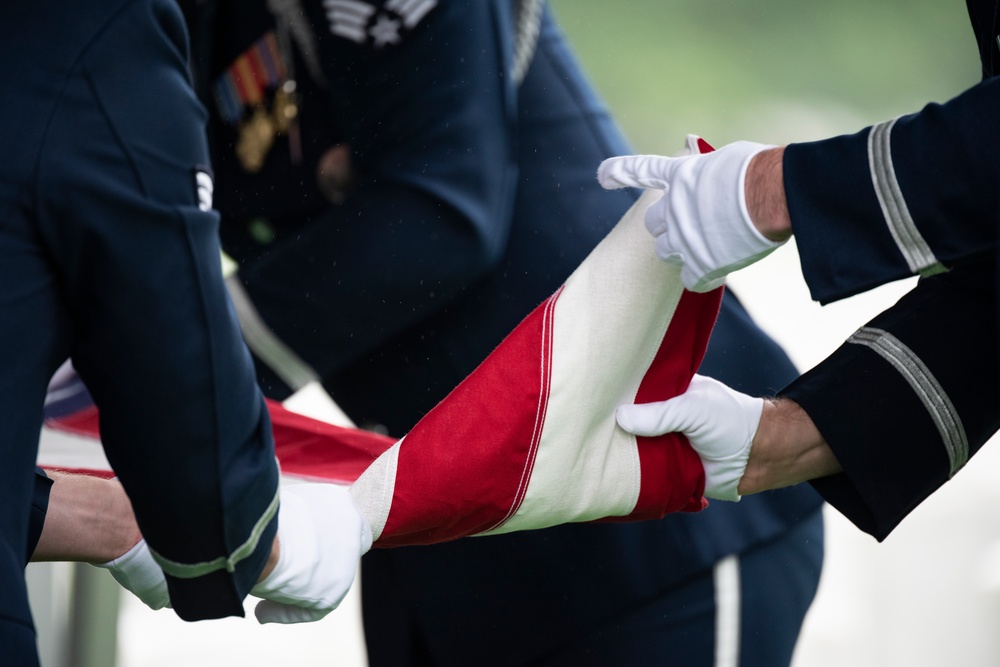 Full Military Funeral Honors with Escort are Conducted for U.S. Air Force Brig. Gen. Mark Baird in Section 55