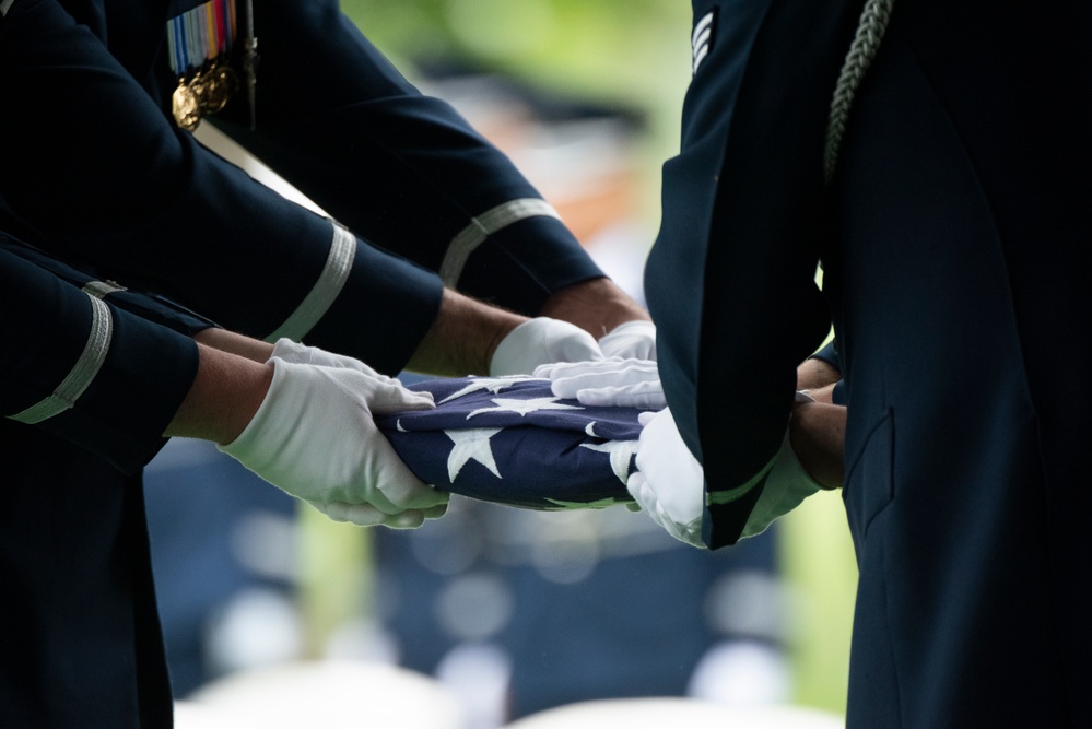 Full Military Funeral Honors with Escort are Conducted for U.S. Air Force Brig. Gen. Mark Baird in Section 55