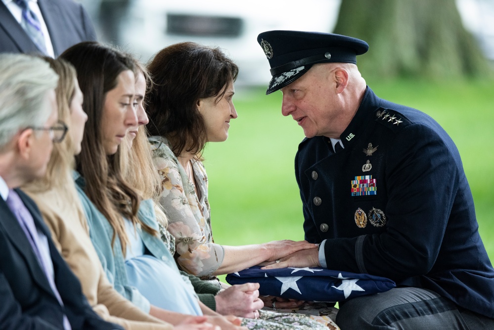 Full Military Funeral Honors with Escort are Conducted for U.S. Air Force Brig. Gen. Mark Baird in Section 55