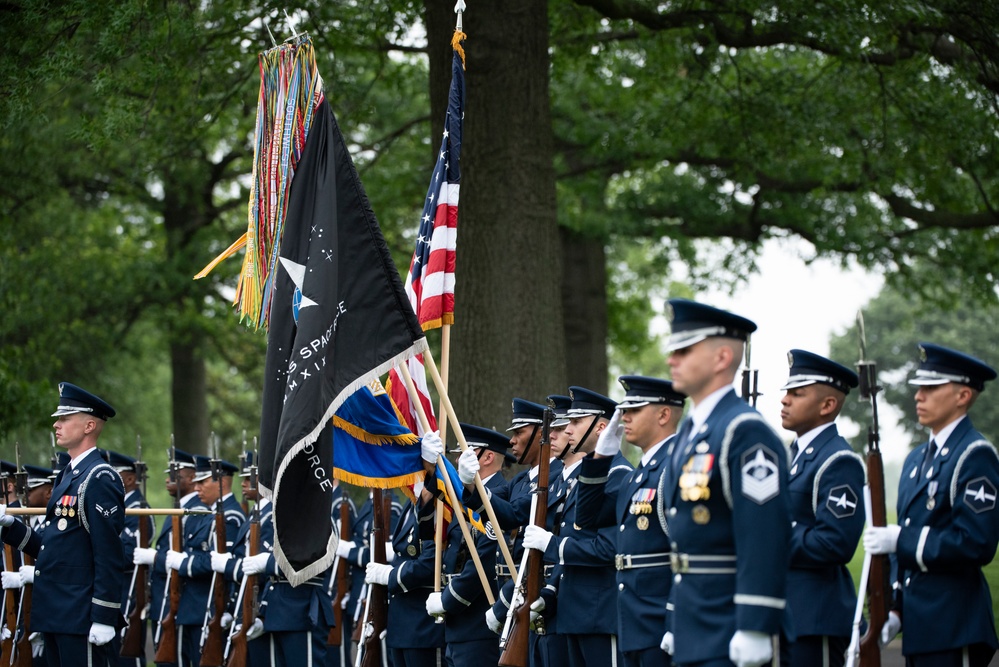 Full Military Funeral Honors with Escort are Conducted for U.S. Air Force Brig. Gen. Mark Baird in Section 55