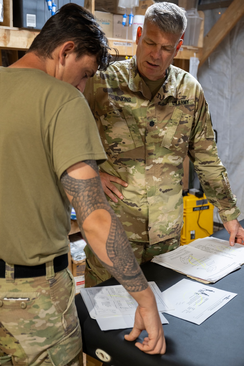 CJTF-HOA physical therapist takes care of troops in Kismayo, Somalia