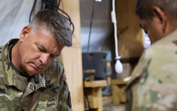CJTF-HOA physical therapist takes care of troops in Kismayo, Somalia