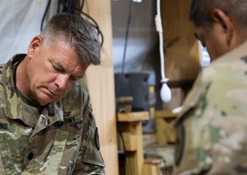 CJTF-HOA physical therapist takes care of troops in Kismayo, Somalia