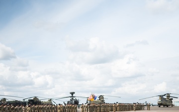 Change of Command Ceremony for 1-3 Aviation Regiment Attack Battalion