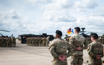 Change of Command Ceremony for 1-3 Aviation Regiment Attack Battalion