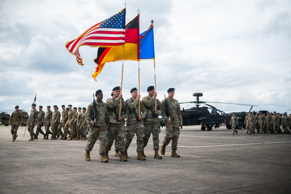Change of Command Ceremony for 1-3 Aviation Regiment Attack Battalion